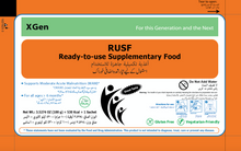 Load image into Gallery viewer, Ready-to-use Supplementary Food (RUSF) - Single Packet