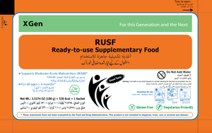 Ready-to-use Supplementary Food (RUSF) - Single Packet