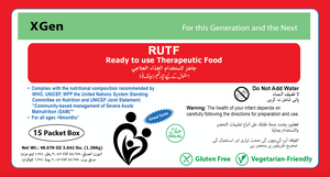 Lipid Based Rutf Ready to use Therapeutic Food (RUTF) - 15 Pack – XGen Nutrition
