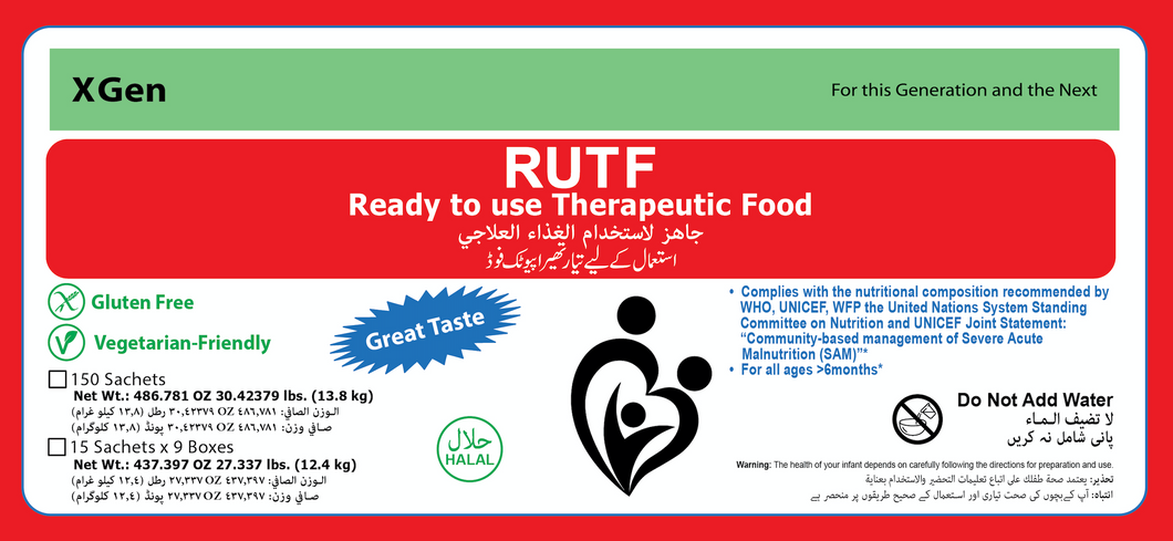 Ready to use Therapeutic Food (RUTF) - 150 Pack